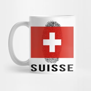 Switzerland Flag Soccer DNA Mug